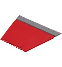 Скребок с водосгоном Snowie, красный