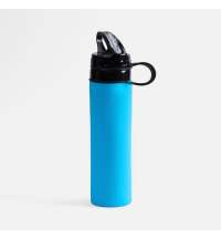 Складная бутылка для воды Langfossen, голубая