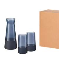 Подарочный набор декантер + 2 высоких стакана, Sapphire синий