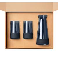 Подарочный набор декантер + 2 высоких стакана, Sapphire синий