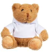 Мягкая игрушка «Мишка Cuddleton» в белом худи