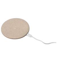Беспроводное зарядное устройство &laquo;Wheatty&raquo; из пшеничной соломы, 5W
