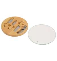 Набор для сыра и вина со стеклянной крышкой «Rendezvous»