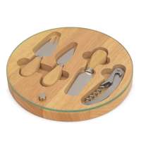 Набор для сыра и вина со стеклянной крышкой «Rendezvous»