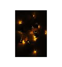 Елочная гирлянда с лампочками «Новогодняя» в деревянной подарочной коробке