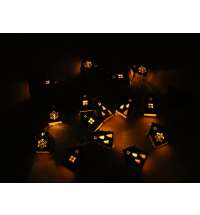 Елочная гирлянда с лампочками «Зимняя сказка» в деревянной подарочной коробке