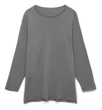 Лонгслив унисекс Siluetti Fuori, серый