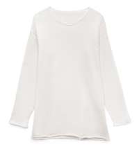 Лонгслив унисекс Siluetti Fuori, молочно-белый