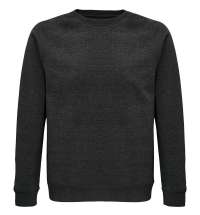 Свитшот унисекс Space, черный меланж