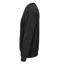 Свитшот унисекс Space, черный меланж