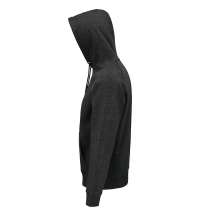 Толстовка унисекс Stellar, черный меланж