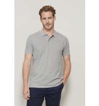 Рубашка поло мужская Planet Men, серый меланж