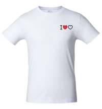 Футболка «Люблю любовь», белая