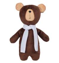 Игрушка Beastie Toys, мишка с белым шарфом