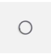 Карабин-кольцо Claus, L, серый