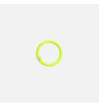 Карабин-кольцо Claus, L, желтый неон