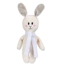 Игрушка Beastie Toys, заяц с белым шарфом