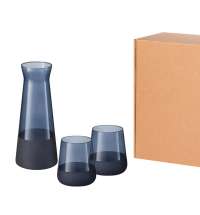 Подарочный набор декантер + 2 стакана, Sapphire синий