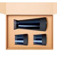 Подарочный набор декантер + 2 стакана, Sapphire синий