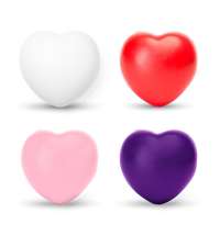 Сердечко антистресс BIKU, Розовый