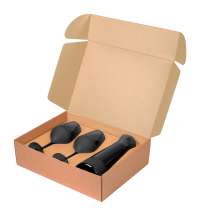 Подарочный набор декантер + 2 бокала для вина Black Edition, черный