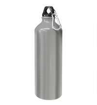 Алюминиевая бутылка Alulight, Cеребристый