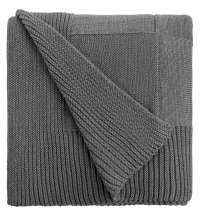 Плед Chess Queen, ver.2, серый меланж