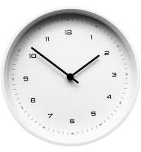 Часы настенные White, белые