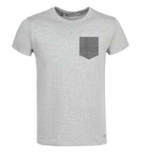 Футболка Hard Work Pocket, серый меланж