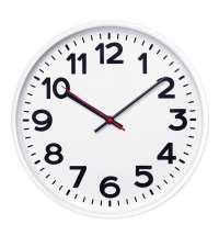 Часы настенные ChronoTop, белые