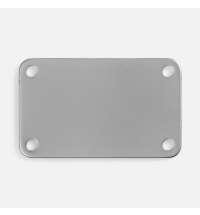 Шильдик металлический Furo, серебристый