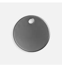 Шильдик металлический Alfa Sirkel, серый металлик