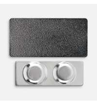 Значок Magnet Matto, серый металлик