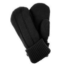 Варежки Knit Beat, черные