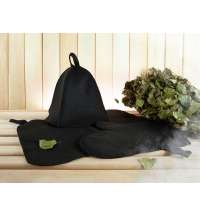 Банная рукавица Heat Off, черная