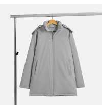 Куртка-парка унисекс Sfera, светло-серая