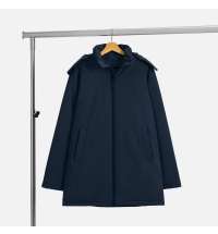 Куртка-парка унисекс Sfera, темно-синяя