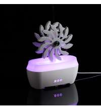 Увлажнитель-ароматизатор Steam Spin, белый с серым