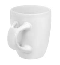 Кофейная кружка Pairy с ложкой, белая