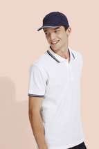 Бейсболка BUFFALO, черная с желтым