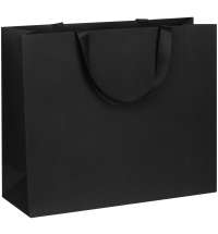 Пакет бумажный Manilla L, черный