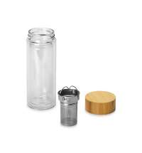 Стеклянный термос с ситечком «Badachu»