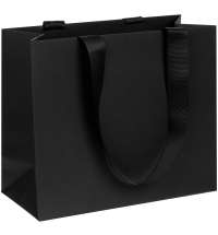 Пакет бумажный Manilla S, черный