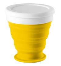 Складной стакан Astrada, желтый