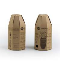 Горшок с крышкой, белый