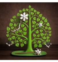 Декоративный органайзер для украшений Bodhi, зеленый