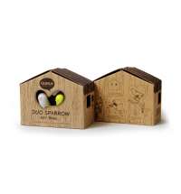 Держатель и брелок для ключей Duo Sparrow, черный