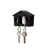 Держатель и брелок для ключей Duo Sparrow, черный