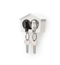 Держатель и брелок для ключей Duo Sparrow, белый