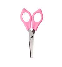 Ножницы и магнит со скрепками Bunny, розовые